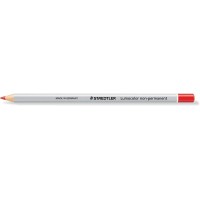 Staedtler Lumocolor 108 Lapiz de Color Hexagonal - Especial para Superfiices Lisas - Marcado Opaco - Color Rojo