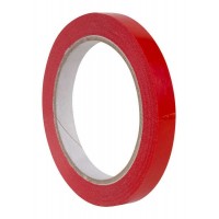 Apli Cinta Adhesiva Roja 12mm x 66m - Resistente al Desgarro - Facil de Cortar - Ideal para Manualidades y Embalaje - Rojo