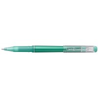 Uni-ball UF-222 Roller de Gel Borrable - Punta de Bola 0.7mm - Tinta Termosensible - Doble Goma de Borrado - Color Verde