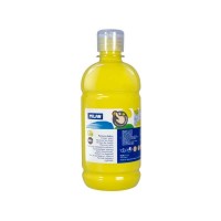 Milan Botella de Pintura para Dedos - 500ml - Facil Aplicacion - Mezclable - Color Amarillo