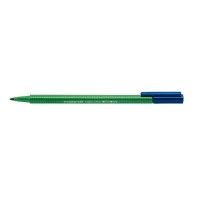 Staedtler Triplus Color 323 Rotulador de Punta Fina - Trazo 1mm Aprox - Tinta Base de Agua - Color Verde Intenso