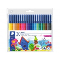 Staedtler Noris 326 Rotulador de Punta de Fina - Resistente a la Presion - Tinta Base de Agua - Colores Surtidos