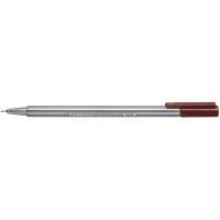 Staedtler Triplus Fineliner 334 Rotulador de Punta Fina - Trazo de 0.3mm - Tinta Base de Agua - Color Marron Chocolate