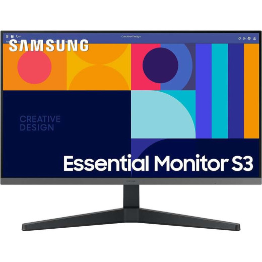 Samsung Essential S3 Monitor 24" LCD IPS FullHD 1080p 100Hz Freesync - Respuesta 4ms - Angulo de Vision 178° - HDMI