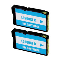 Lexmark 200XL Cyan Pack 2 Cartuchos de Tinta Genericos - Reemplaza 14L0198