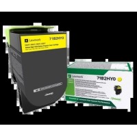 Lexmark CS417/CX417/CS517/CX517 Amarillo Cartucho de Toner Original - 71B2HY0/71B0H40