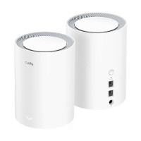 Cudy M1800 Pack de 2 Sistemas WiFi 6 Mesh AX1800 Dual Band - 1201Mbps en 5GHz