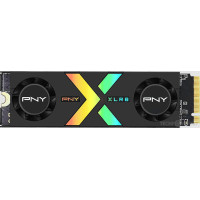 PNY CS3150 Disco Duro Solido SSD M2 1TB NVMe PCIe Gen5 x4 con Disipador Termico -  Iluminacion RGB - Color Negro