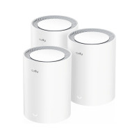 Cudy AX3000 Pack de 3 Sistemas WiFi 6 Mesh AX3000 2.5G Dual Band - Admite Ancho de Banda de 20/40/80/160MHz - 1x Puerto LAN 10/100/1000Mbps