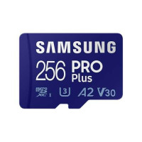 Samsung PRO Plus Tarjeta Micro SDXC 256GB UHS-I U3 Clase 10 con Adaptador