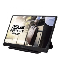 Asus ZenScreen MB166B Monitor Portatil 15.6" LED IPS FullHD 1080P 60Hz - Respuesta 25ms - Angulo de Vision 178º - 16:9 - USB 3.2 - Soporte Integrado - Funda Plegable