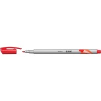 Bic Intensity Medium Rotulador de Punta Media de 0.8mm - Tinta con Base de Agua - Color Rojo