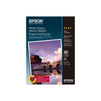 Epson C13S041256 Papel Fotografico A4 167gr - Acabado Mate - 50 Hojas - para Impresoras de Tinta