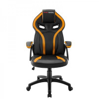 Mars Gaming MGC118 Silla Gaming - Triple Capa Acolchada - Cuero Sintetico Resistente - Piston Clase 4 - Ruedas Ultrarresistentes - Color Negro