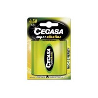 Cegasa Super Alkaline Pack de 1 Pila 3LR12 4.5V - Alta Tecnologia - Fiabilidad - Elevado Rendimiento - Maximas Prestaciones