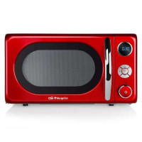 Orbegozo MIG 2042 Microondas Vintage Multifuncion - Potencia 700W/900W - 10 Niveles de Potencia - Grill de Cuarzo - Temporizador Digital - Diseño Retro Años 60 - Facil Limpieza - 20L de Capacidad
