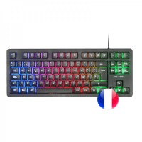 Mars Gaming MK023 Teclado Gaming - Tecnologia H-Mech RED - Iluminacion FRGB LED - Anti-Ghosting - Compatible con Windows