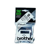 Brother MK221BZ Cinta No Laminada Original de Etiquetas - Texto Negro sobre Fondo Blanco - Ancho 9mm x 8 metros