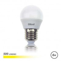 Elbat Bombilla LED G45 6W 500LM E27 Luz Calida - Ahorro de Energia - Larga Vida Util - Facil Instalacion - Color Blanco Calido