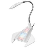 Mars Gaming MMiC Microfono de Mesa con Cuello Flexible USB - Iluminacion RGB - Boton Silencio - Cable de 1.50m