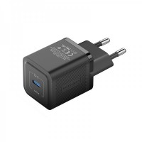 Vention Cargador de Pared GaN USB-C 20W - Carga rapida EU - Color Negro