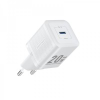 Vention Cargador de Pared GaN USB-C 20W - Carga rapida EU - Color Blanco