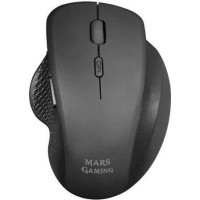 Mars Gaming MMWERGO Raton Inalambrico USB 3200dpi - Diseño Ergonomico - Switches Mecanicos Kailh - Uso Diestro