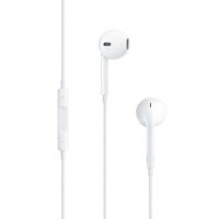 Apple EarPods Auriculares Binaurales - Microfono Integrado - Control de Volumen - Jack 3.5mm - Color Blanco