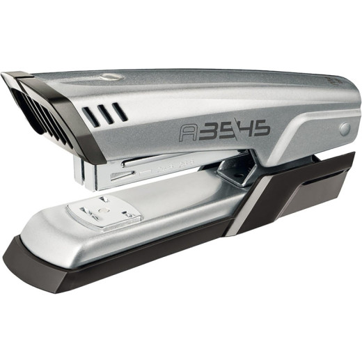 Maped Half Strip A-3545 Grapadora Metalica de Sobremesa - Hasta 25 Hojas a la Vez - Admite Grapas 24/6 y 26/6 - Grapado Abierto y Cerrado - Color Gris Metalizado