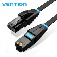 Vention Cable de Red Plano UTP RJ45 Cat.6A - 8m - Color Negro