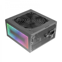 Mars Gaming MPB750S Fuente de Alimentacion ARGB 750W - Eficiencia 80PLUS BRONZE - Iluminacion ARGB Sincronizable - Cables Planos y Largos - Color Negro