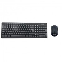 L-Link Pack Inalambrico USB Teclado + Raton 1200dpi 3 Botones - Uso Ambidiestro - Color Negro