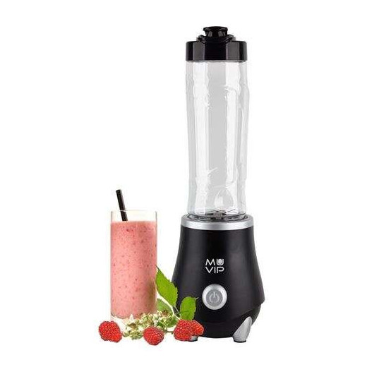 Muvip Batidora de Vaso 250W 600ml - Chuchillas de Acero Inoxidable - Bloqueo de Seguridad