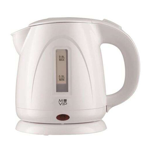 Muvip Hervidor de Agua Electrico 1300W - Capacidad 0.9L - Indicador de Nivel - Base Giratoria