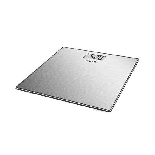 Muvip Luxury Bascula Digital de Baño - Plataforma Acero Inoxidable - Sensores Alta Precision - Apagado Automatico - Peso Max. 180kg