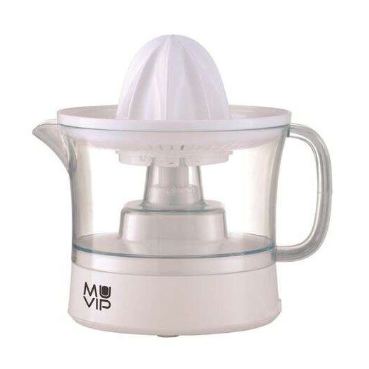 Muvip Exprimidor Electrico 40W - Deposito de 0.5L - Rotacion en ambos Sentidos - Filtro de Pulpa - Desmontable para Facil Limpieza