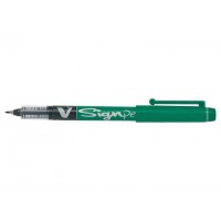 Pilot Rotulador de Punta Fina V-Sign Pen - Punta Fina de 2mm - Trazo de 0.6mm - Color Verde