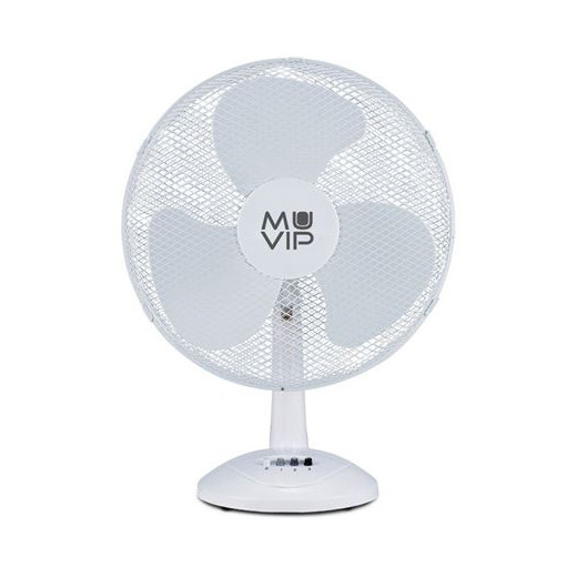 Muvip Ventilador de Sobremesa - 50W - 3 Velocidades - Color Blanco