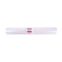 Apli Forro de Libros en Rollo 80µ 20 x 0.5 m - Polipropileno - Adhesivo Reposicionable - Alta Resistencia