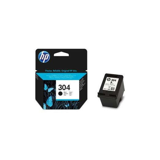 HP 304 Negro Cartucho de Tinta Original - N9K06AE