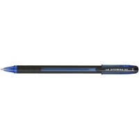 Uni-ball JetStream SX-101-10 Boligrafo de Tinta - Punta de Bola 1mm - Secado Instantaneo - Ideal para Zurdos - Color Azul