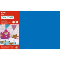 Apli Goma Eva Azul 600x400 - 5 Hojas de Espuma Suave y Flexible para Manualidades y Decoracion