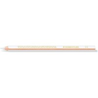 Staedtler Jumbo Noris 128 Lapiz Triangular de Color - Mina de 4mm - Resistencia a la Rotura - Diseño Ergonomico - Color Blanco