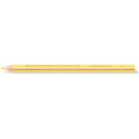 Staedtler Jumbo Noris 128 Lapiz Triangular de Color - Mina de 4mm - Resistencia a la Rotura - Diseño Ergonomico - Color Amarillo