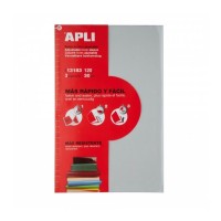 Apli Pack de 3 Fundas Transparentes de PVC - Solapa Autoajustable - Eco-Friendly