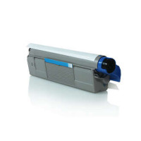 OKI C610 Cyan Cartucho de Toner Generico - Reemplaza 44315307