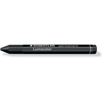 Staedtler Lumocolor Permanent Omnigraph 236 Cera Permanente Hexagonal - Resistente al Agua - Diametro 12mm Aprox - Color Negro