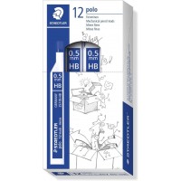 Staedtler Polo 257 Tubo con Minas de Grafito - Graduacion HB - Trazo 0.5mm