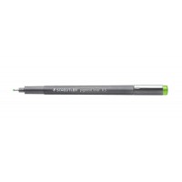 Staedtler Pigment Liner 308 Rotulador Calibrado - Trazo 0.5mm - Secado Rapido - Color Verde Claro