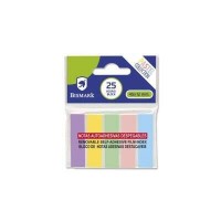 Bismark Pack de 125 Indices Adhesivos 45mm x 12mm - Colores Pastel Surtidos